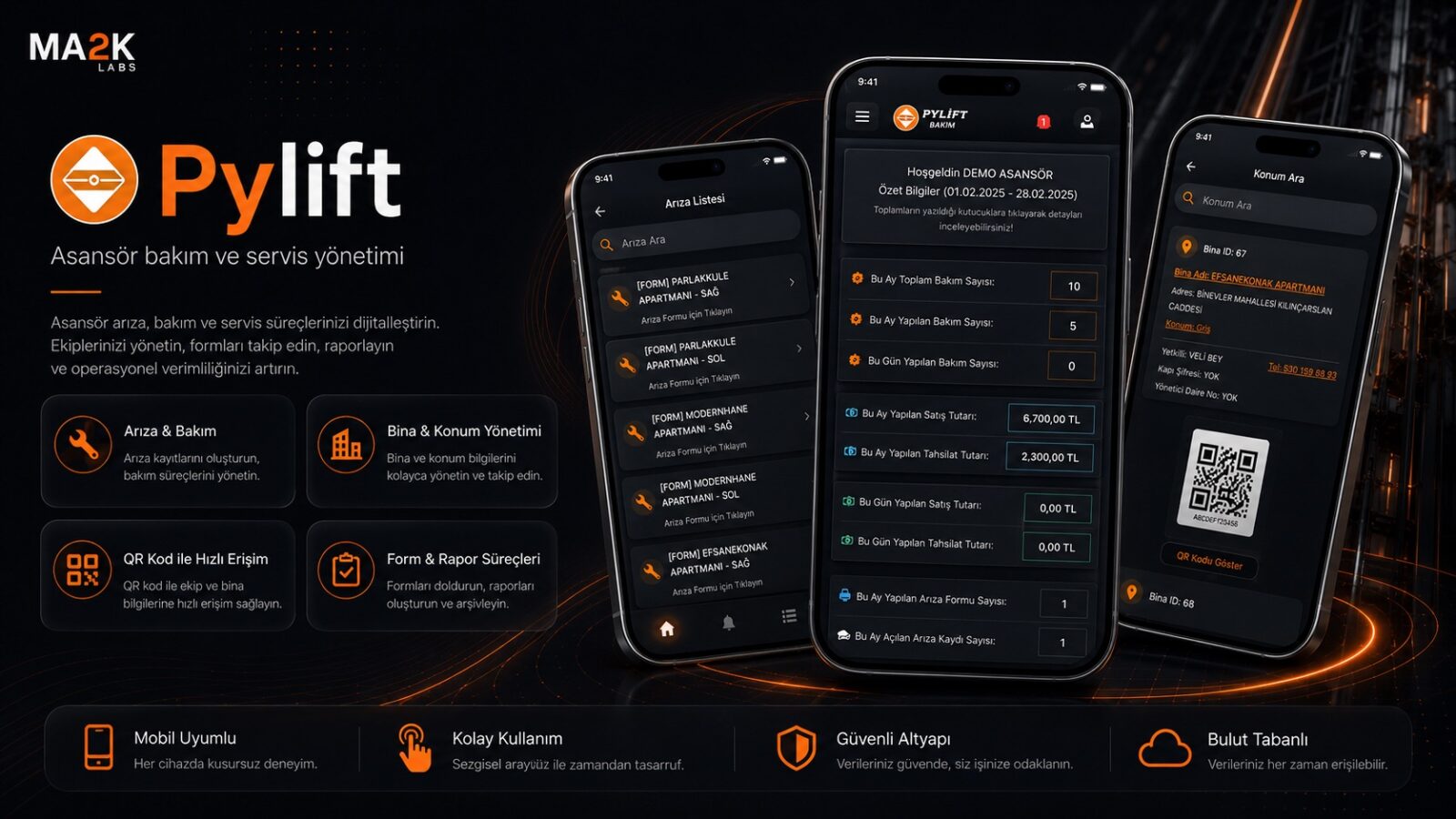Pylift Endüstriyel Takip Sistemi