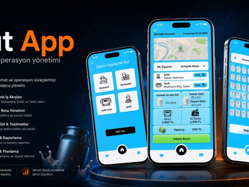 Süt App Tedarik Takip Sistemi
